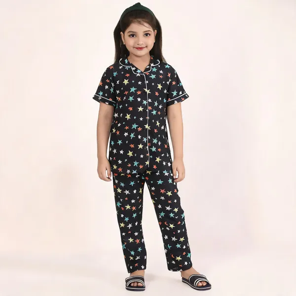Blue_Cotton_Printed_Nightwear_For_Girls