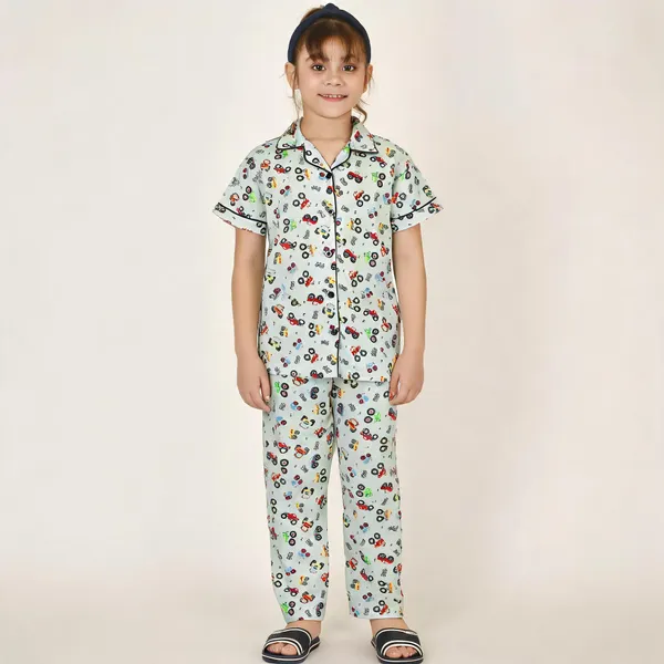 Blue_Cotton_Printed_Nightwear_For_Girls