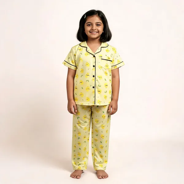 Yellow_Cotton_Printed_Nightwear_For_Girls_Pack_Of_2