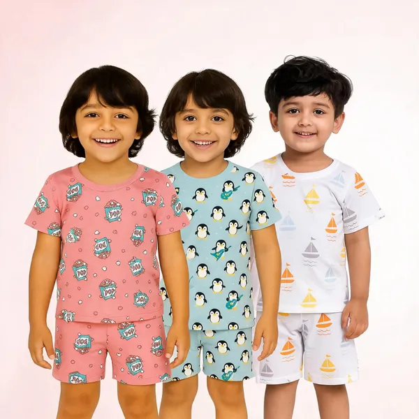 Multicolor_Cotton_Printed_Nightwear_For_Boys_Pack_Of_3