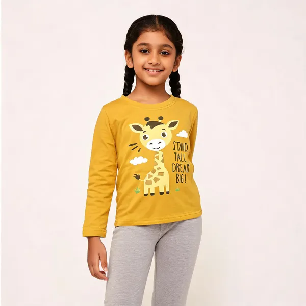 Yellow_Cotton_Graphic_Print_Regular_T_Shirt_For_Boys_And_Girls_Pack_Of_2