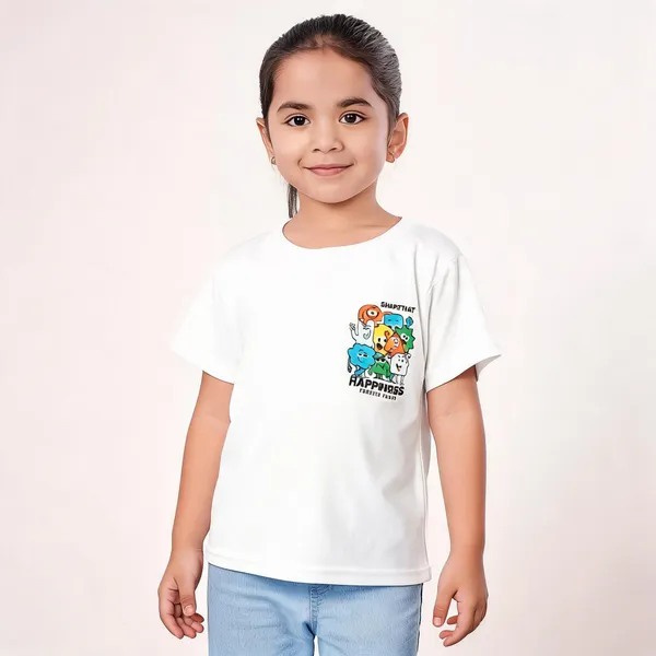 White_Cotton_Printed_Regular_T_Shirt_For_Girls