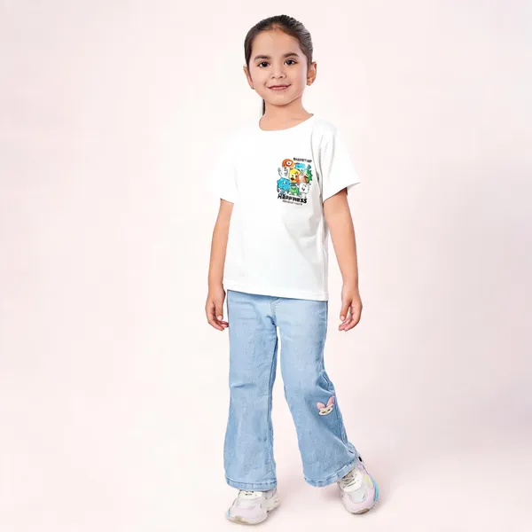 White_Cotton_Printed_Regular_T_Shirt_For_Girls