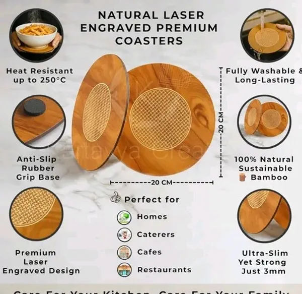 Natural_Bamboo_Round_Laser_Engraved_Coaster