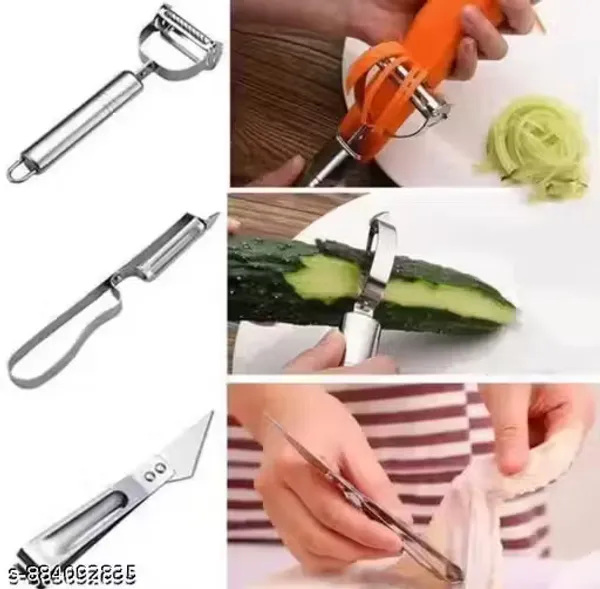Stainless_Steel_Vegetable_Peeler_And_Cutter_Set