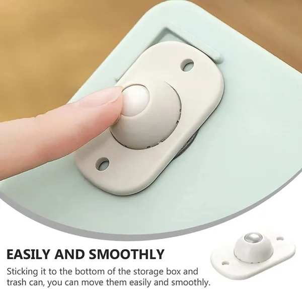 White_Ball_Caster_Wheel_With_Mounting_Plate