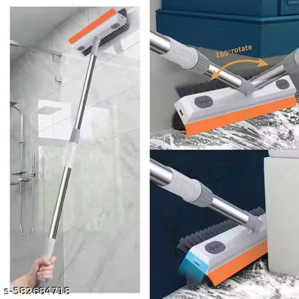 Gray_Orange_Floor_Sweeper_With_Squeegee