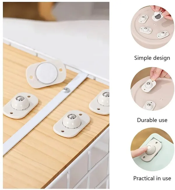 White_Ball_Caster_Wheel_With_Mounting_Plate
