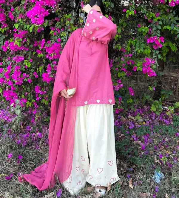 Pink_Silk_Straight_Heart_Motif_Kurta_Set_For_Women