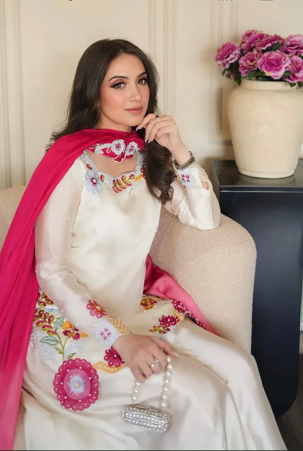 White_Silk_Straight_Embroidered_Kurta_Palazzo_Dupatta_Set_For_Women