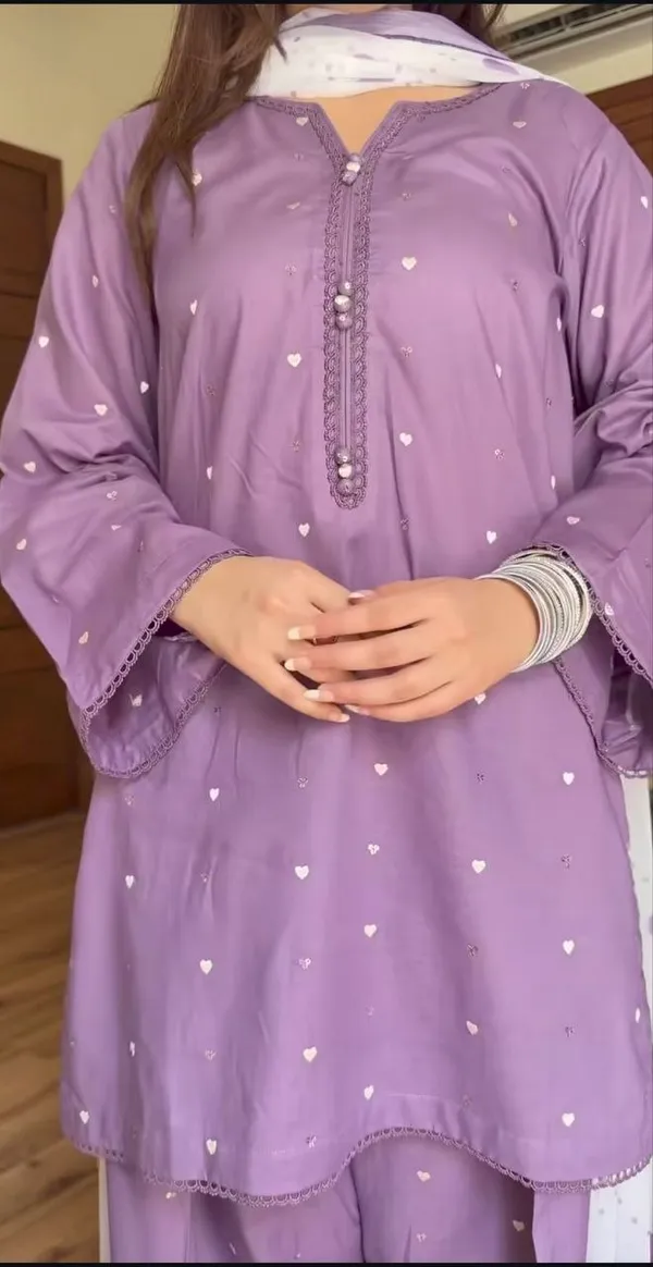 Purple_Cotton_Silk_Straight_Kurta_Set_For_Women