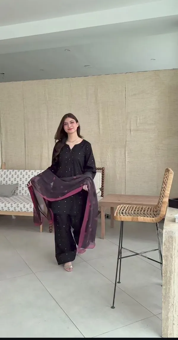 Launching_New_Designer_Party_Wear_&_festival_Look_Roaman_Silk_Top_Plazzo_&_Dupatta_Set