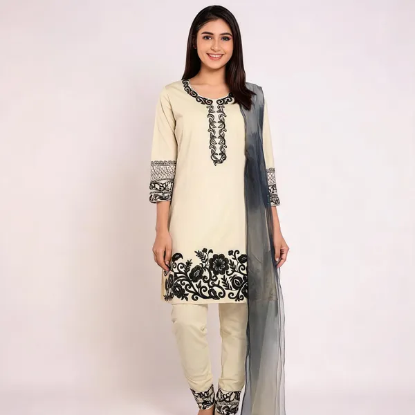 Cream_Crepe_Silk_Straight_Floral_Embroidered_Kurta_Set_For_Women