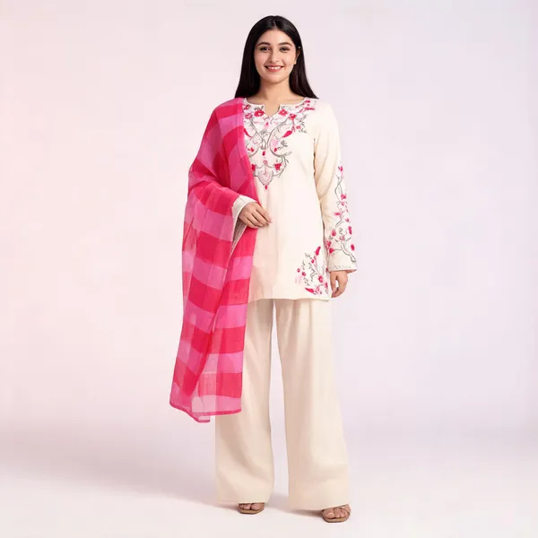 White_Silk_Straight_Floral_Embroidered_Kurta_Set_With_Dupatta_For_Women
