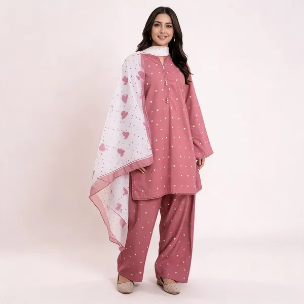 Pink_Cotton_Silk_Straight_Heart_Motif_Kurta_Set_For_Women