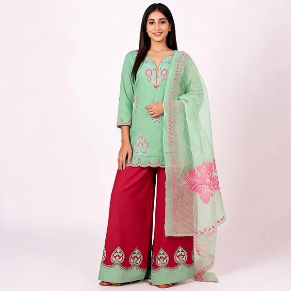 Green_Cotton_Floral_Embroidered_Straight_Suit_Set_For_Women