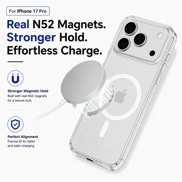 Anti_Yellow_N52_Magsafe_Clear_Phone_Case_For_Iphone_17_Pro
