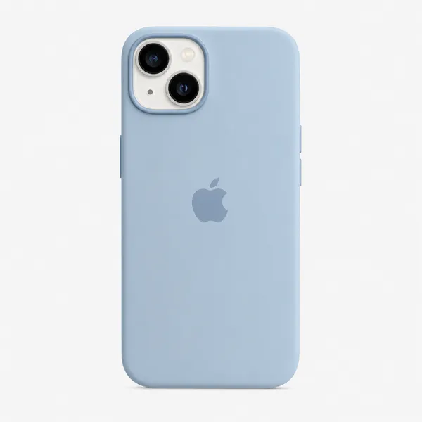 Sky_Blue_Silicone_Protective_Phone_Case_For_Iphone_15