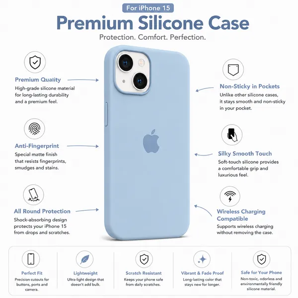 Sky_Blue_Silicone_Protective_Phone_Case_For_Iphone_15