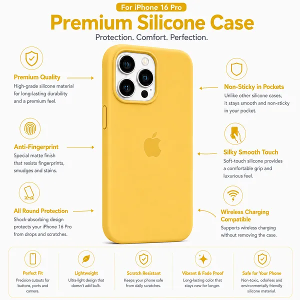 Yellow_Silicone_Phone_Case_For_Iphone_16_Pro
