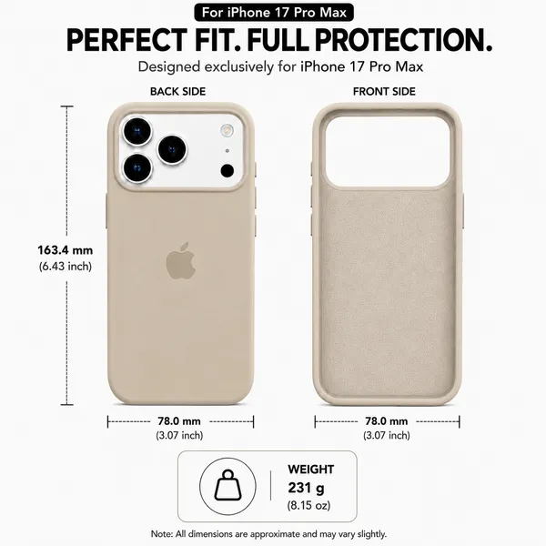 Beige_Silicone_Protective_Phone_Case_For_Iphone_17_Pro_Max
