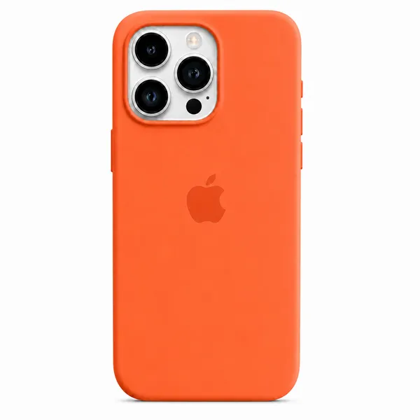 Orange_Silicone_Phone_Case_For_Iphone_15_Pro