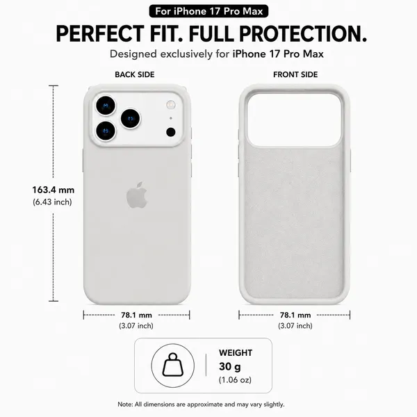 White_Silicone_Phone_Case_For_Iphone_17_Pro_Max