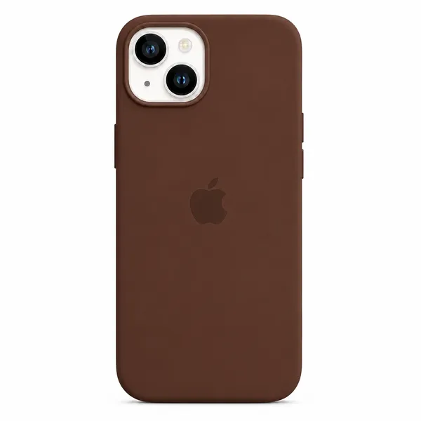 Brown_Silicone_Phone_Case_For_Iphone_15