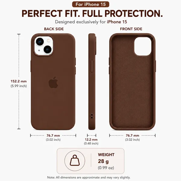 Brown_Silicone_Phone_Case_For_Iphone_15
