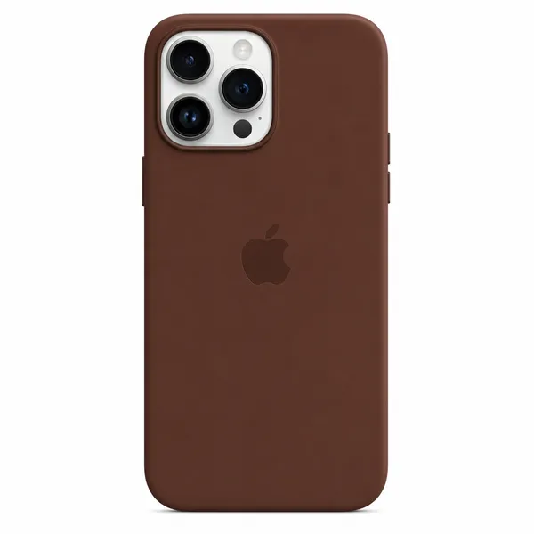 Brown_Silicone_Phone_Case_For_Iphone_14_Pro_Max