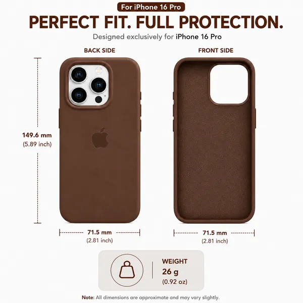 Brown_Silicone_Phone_Case_For_Iphone_16_Pro