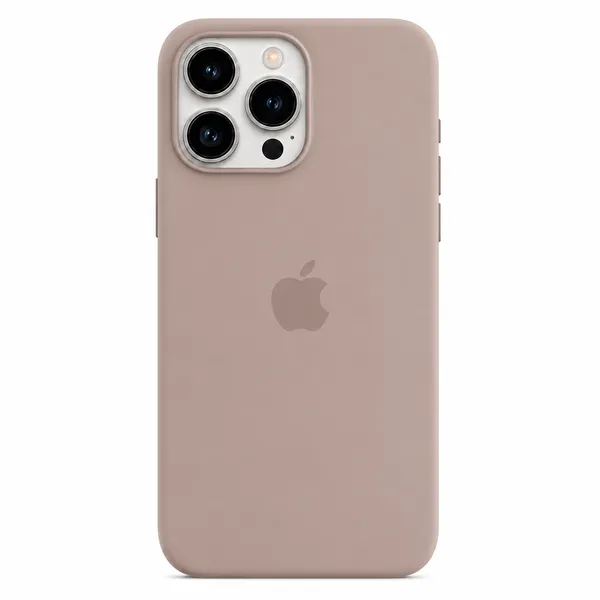 Peach_Silicone_Phone_Case_For_Iphone_16_Pro_Max