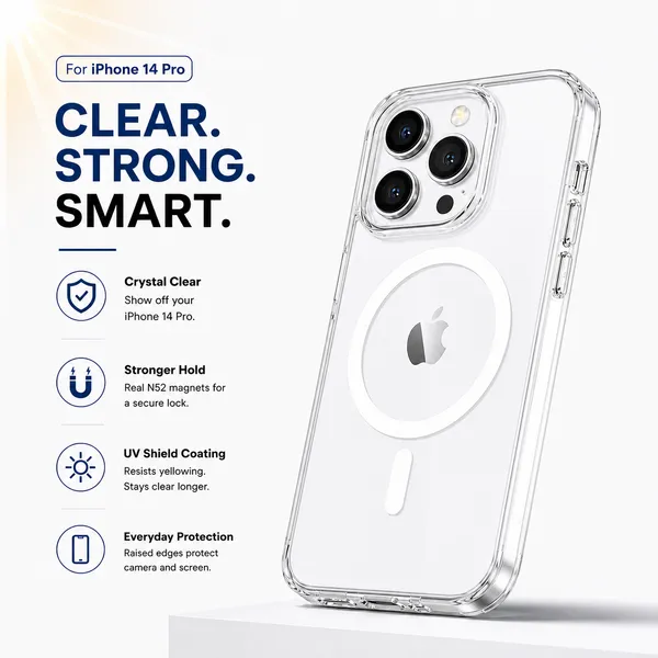 Anti_Yellow_N52_Magsafe_Clear_Phone_Case_For_Iphone_14_Pro
