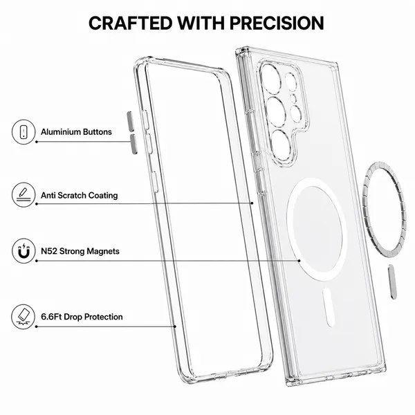 Anti-Yellow_Clear_Magsafe_Phone_Case_For_Samsung_S24_Ultra
