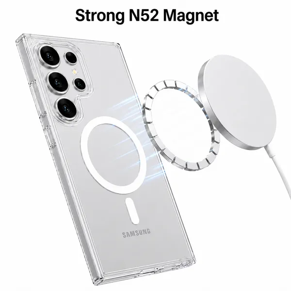 Anti-Yellow_Clear_Magsafe_Phone_Case_For_Samsung_S24_Ultra