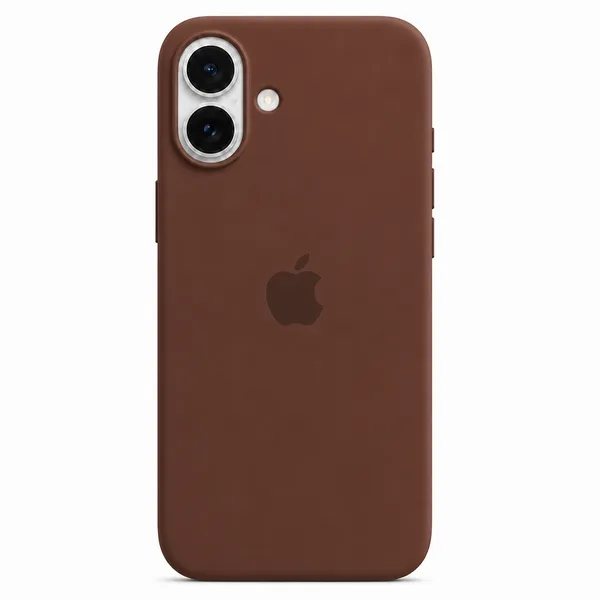 Brown_Silicone_Phone_Case_For_Iphone_16