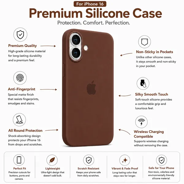 Brown_Silicone_Phone_Case_For_Iphone_16