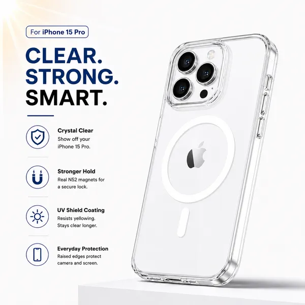 Anti_Yellow_N52_Magsafe_Clear_Phone_Case_For_Iphone_15_Pro