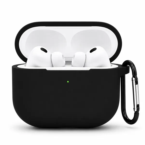 Black_Silicone_Phone_Case_For_Airpods_Pro_3