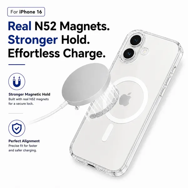 Anti_Yellow_N52_Magsafe_Clear_Phone_Case_For_Iphone_16