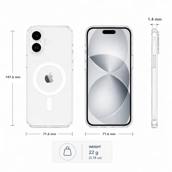 Anti_Yellow_N52_Magsafe_Clear_Phone_Case_For_Iphone_16