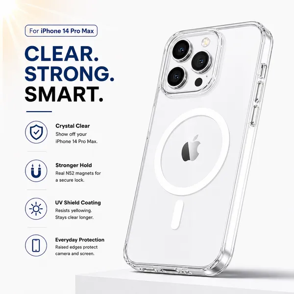 Anti_Yellow_N52_Magsafe_Clear_Phone_Case_For_Iphone_14_Pro_Max