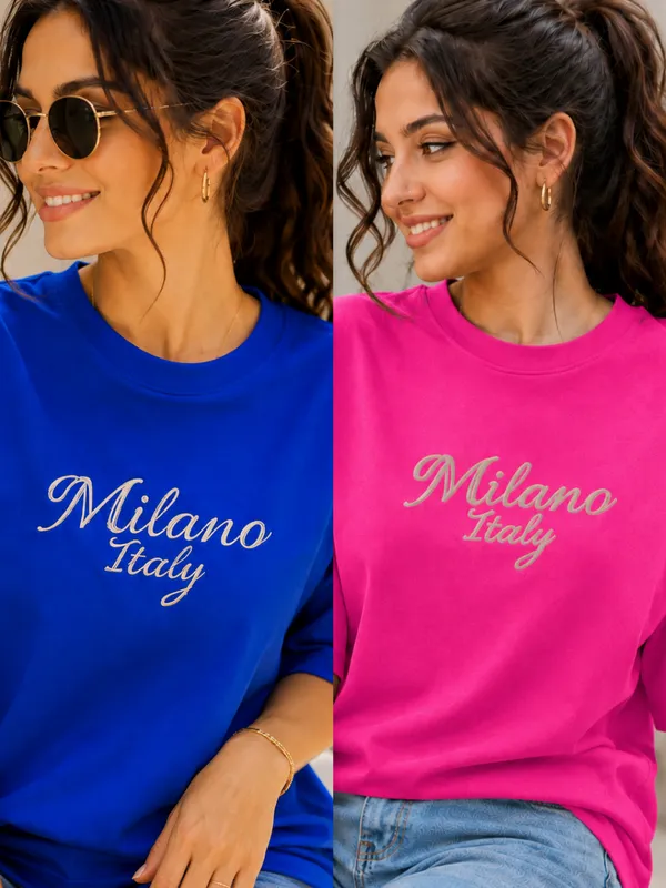 Blue_And_Pink_Relaxed_Fit_Graphic_T-Shirts_For_Women