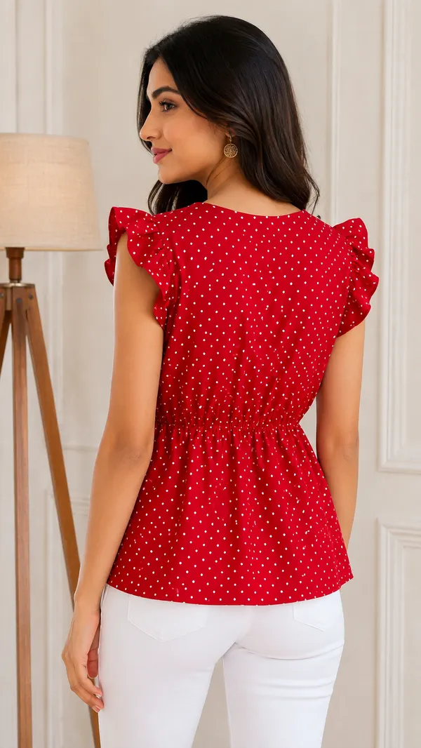 Red_Polka_Dot_Peplum_Top_for_Women