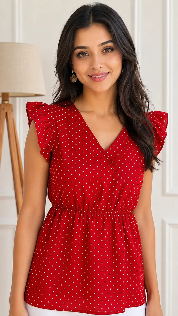 Red_Polka_Dot_Peplum_Top_for_Women
