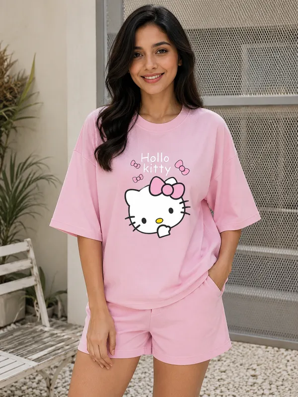 Pink_Printed_Short_Sleepwear_Set_for_Women