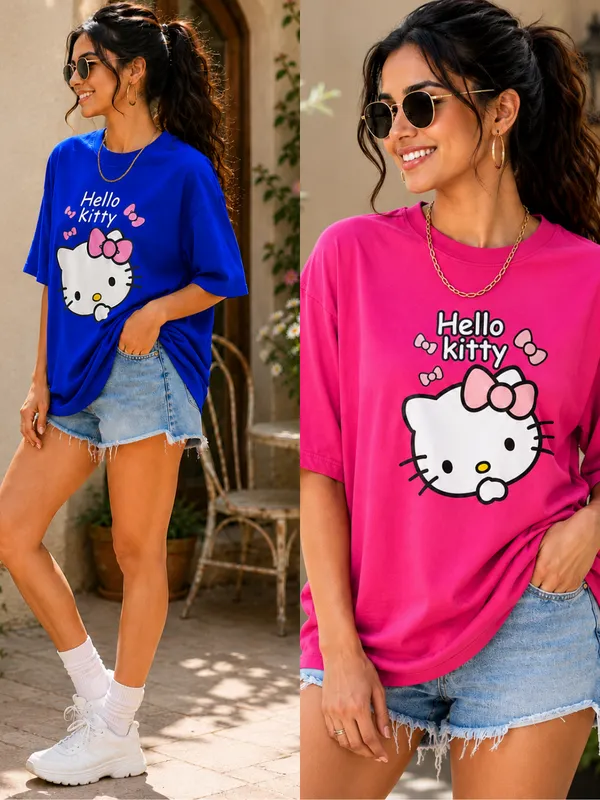 Blue_And_Pink_Relaxed_Fit_Graphic_T-Shirt_for_Women
