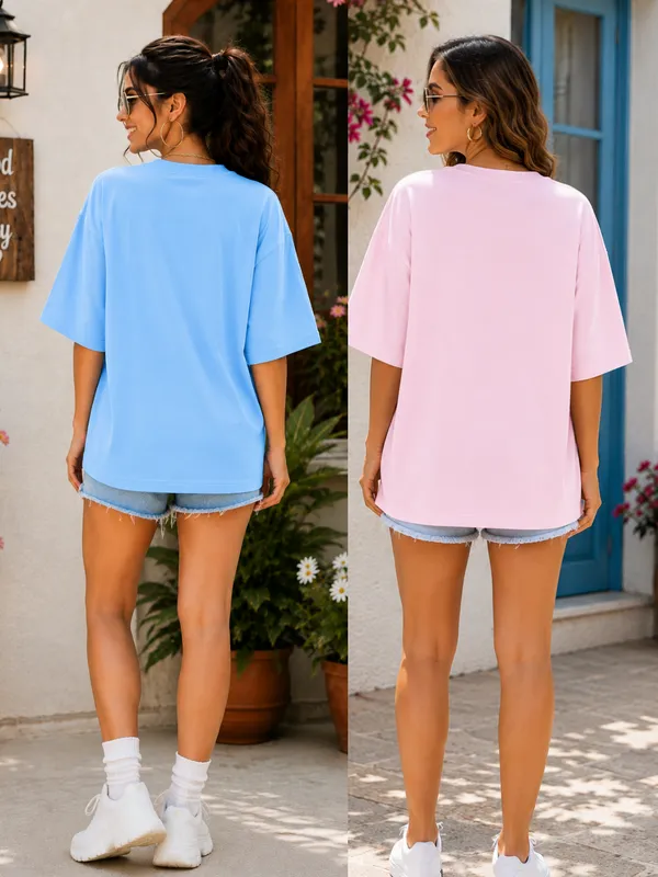 Blue_And_Pink_Oversized_Graphic_T-Shirt_for_Women