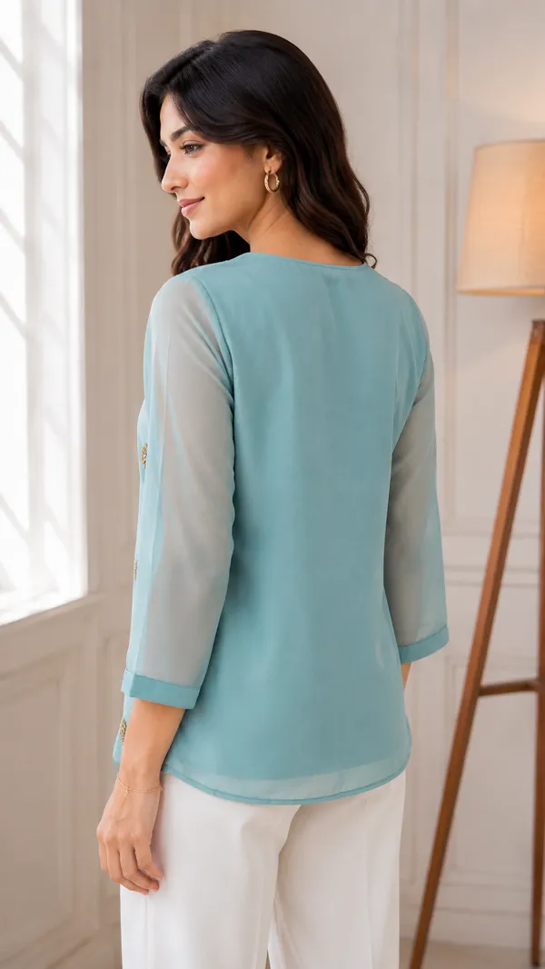 Teal_Embroidered_Straight_Kurta_for_Women