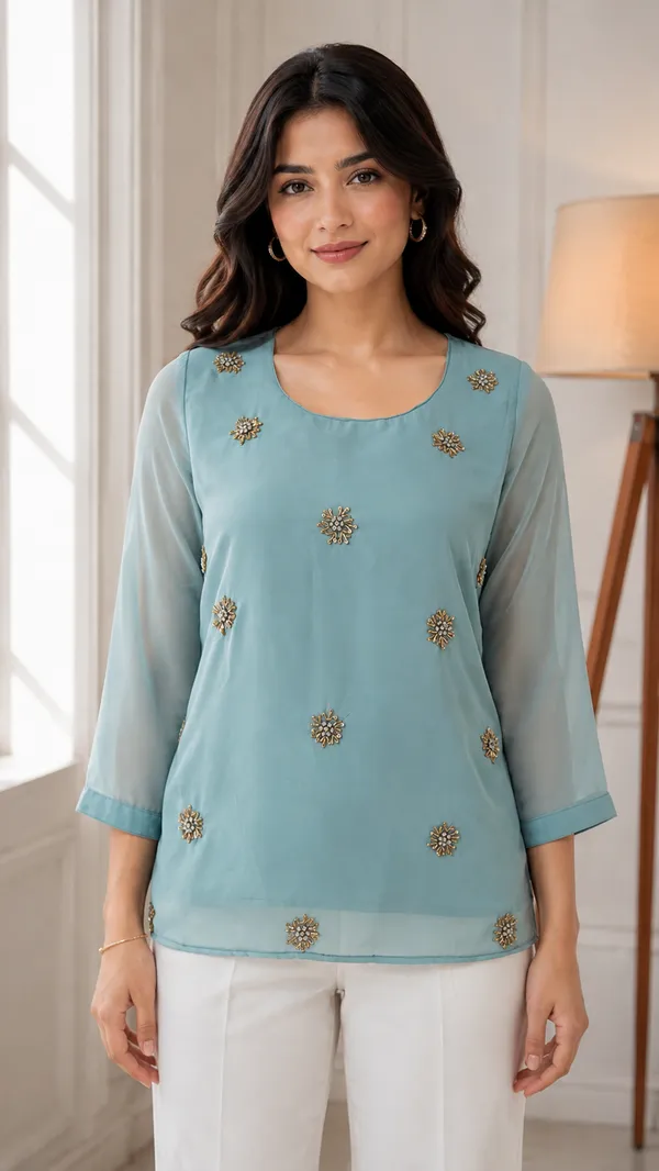 Teal_Embroidered_Straight_Kurta_for_Women
